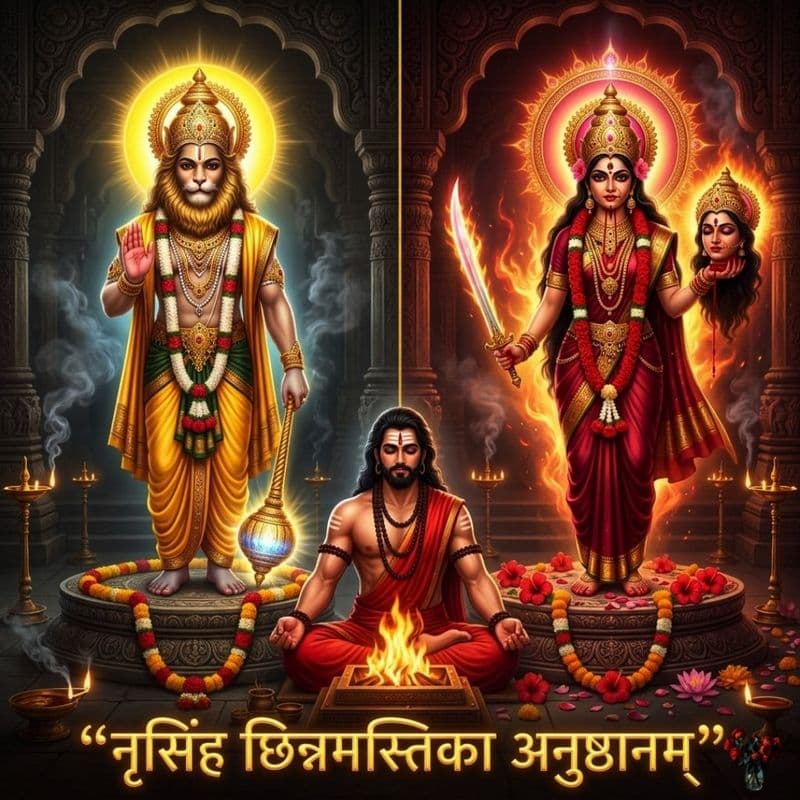 श्री नृसिंह छिन्नमस्तिका अनुष्ठानम्